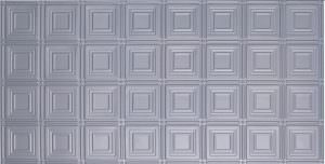Ceiling Panel Glue Up Faux Tin Silver Design 204