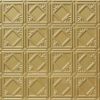 Glue Up Ceiling Tile Faux Antique Brass Design AA 207