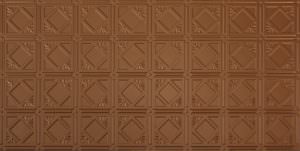 Glue Up Ceiling Tile Faux Antique Copper Design AA 207