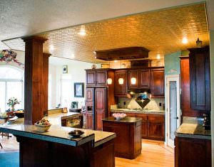 Ceiling tiles Glue UP Installed Kitchen Design AA 204