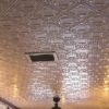 Ceiling Tiles Glue Up White Installed Design AA 207