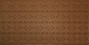 Glue Up Ceiling Tile Faux Aged Copper Design AA 209