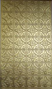 Ceiling Tile Glue Up Faux Brass Design AA 209