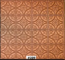 Glue Up Ceiling Panel Faux Copper Design AA 209