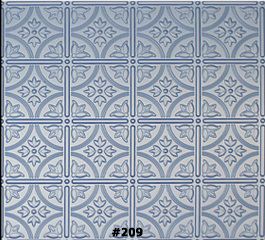 Ceiling tile Glue Up Faux Silver Design AA 209