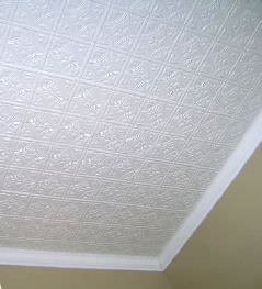 Ceiling Tile Glue Up White Design AA 209