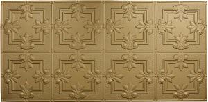 Glue up Ceiling Tiles Design AA 321 Faux Brass