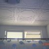 Bathroom Glue up Styrofoam Ceiling Tile R 32