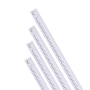 White Matt Peel and Stick Grid Strips Design G 3