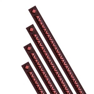 Antique Copper Grid Strips Glue on Design G 4