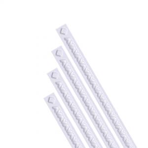 White Pearl Grid Strips Glue On Design G 4