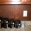 Kitchen Back Splash Plastic Glue Up