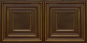 Faux Antique Brass Drop In Grid Ceiling Tiles Design 8222