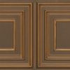 Faux Antique Gold 2x4 Drip In Ceiling Tile Design 8222