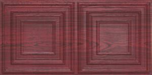 Faux Rosewood Drip In Ceiling Panels Design 8222