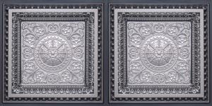 Faux Silver Antique Silver Design 8223 Ceiling Tiles