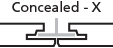 Diagram View of Concealed Ceiling