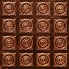 Faux Antique Copper Ceiling Tile Design 128