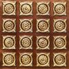 Faux Antique Brass Ceiling Tile Design 128