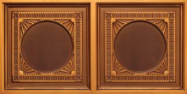 Faux Antique Gold Ceiling Tile Design 8266