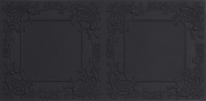 Black Drop In Grid Ceiling Tiles Design 8269