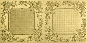 Faux Brass Drop In Grid Ceiling Tiles Design 8269