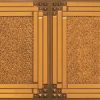 Faux Antique Gold Ceiling Tile Design 8209