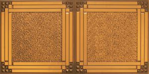 Faux Antique Gold Ceiling Tile Design 8209