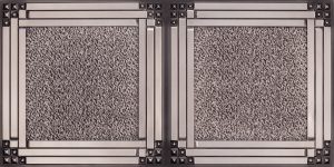 Faux Antique Silver Ceiling tile Design 8209