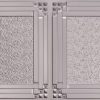 Faux Silver Ceiling Tile Grid 2x4 Design 8209