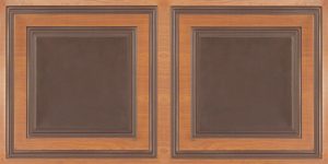 Faux Antique Teakwood Ceiling Tile Design 8232