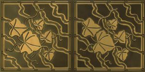 Faux Antique Brass Grid Ceiling Tile Design 8202