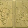 Faux Brass Design 8202 Plastic Ceiling Tile