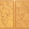 Faux Gold Ceiling Tile Design 8202