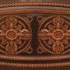 Faux Antique Teakwood PVC Ceiling Tille Design 8272