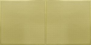 Faux Brass Grid Edge Filler Ceiling Tile Design F2-802