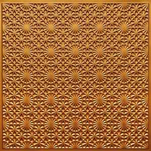 Gold Grid Ceiling Tile Filler Design F-3