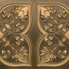 Antique Brass Design 8212 PVC Ceiling Tile