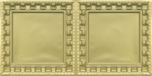 Faux Brass Ceiling Tile Design 8236