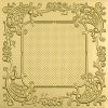 Faux Brass PVC Ceiling Tile Design 269