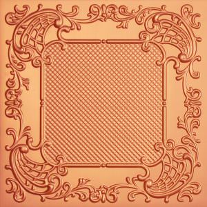 Faux Copper PVC Ceiling Tile Design 269