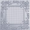 Faux Silver Plastic Ceiling Tile Design 269