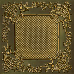 Faux Antique Brass Ceiling Tile design 269