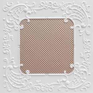 White Pearl Gold PVC Ceiling Tile Design 269