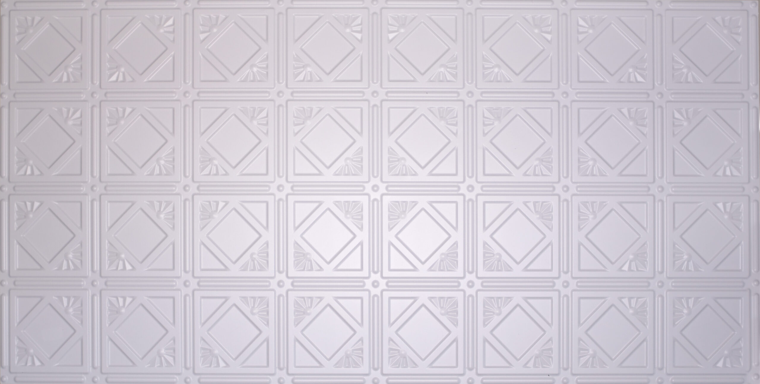 White Wall and Ceiling Tile Design AA 207