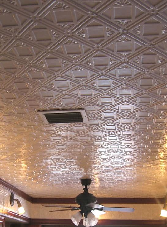 White Wall and Ceiling Tiles Design AA 207