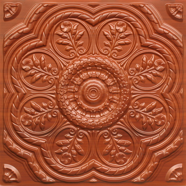 Dark Cherry Drop In Grid Ceiling Tile Design 240
