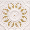 White Pearl Brass Grid Ceiling Tile Design 240