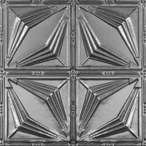 Factory Silver Ceiling Tile Art Deco CT-1208