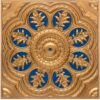 Faux Gold Blue Design 240 PVC Ceiling Tile